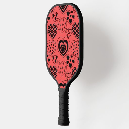 Repeating Hearts Pickleball Schläger (Links)