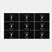 Repellant-Label der beliebtesten Boogey Man Etiketten (Blatt)