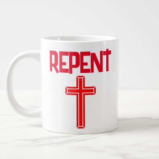 REPENT 20 oz. Jumbo-Tasse (Links)