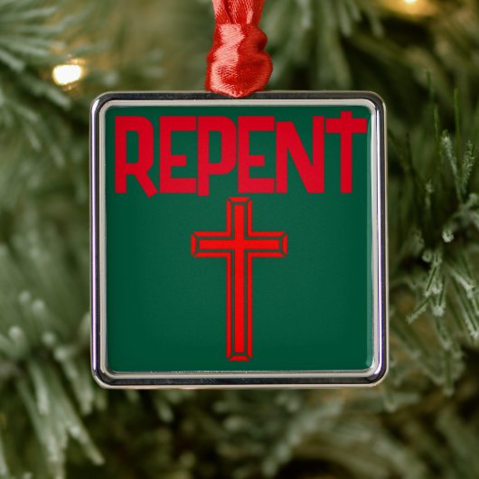 REPENT - SACRIFICE Metallverzierung Ornament Aus Metall (Baum)