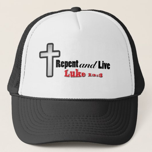 Repent Trucker Hat Truckerkappe (Vorderseite)