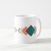 Repetierdiamanten Kaffeetasse (VorderseiteRechts)