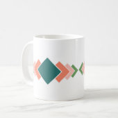 Repetierdiamanten Kaffeetasse (Vorderseite Links)