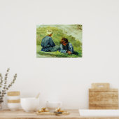 Repin - Jungen auf Gras 1903 Poster (Küche)
