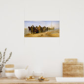Repin - Schleppnetzfischerei auf Wolga Poster (Küche)