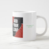 Replace this text with your own photo or message Jumbo-Tasse (Rechts)