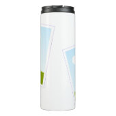 Replace This Text With Your Own Photo or Message Thermosbecher (Rückseite)