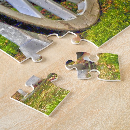 Replica Cannon Nova Scotia Kanada. Puzzle (Seite)