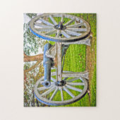 Replica Cannon Nova Scotia Kanada. Puzzle (Vertikal)