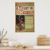 REPLICA Poster der ersten Sherlock Holmes-Geschich (Küche)