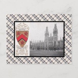 Replica Vintag, Alle Soule Uni Oxford Postkarte