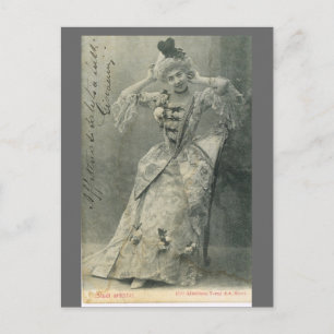 Replica Vintag Frankreich, französische Schauspiel Postkarte