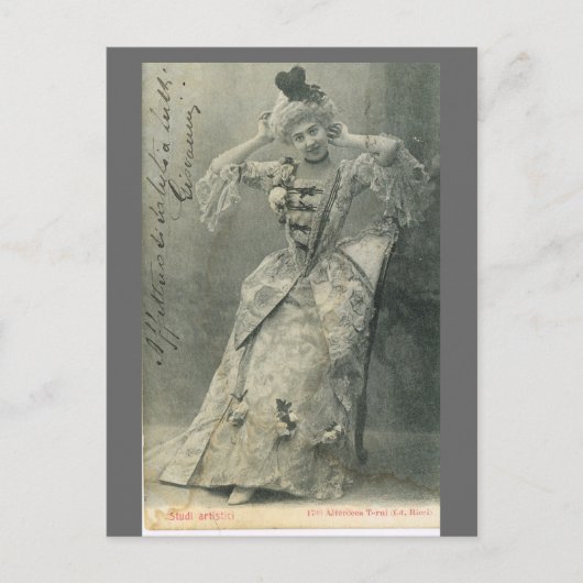 Replica Vintag Frankreich, französische Schauspiel Postkarte (Vorderseite)