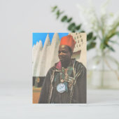 Replica Vintag Ghana, Stammesführer Postkarte (Stehend Vorderseite)