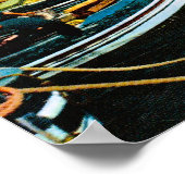 Replica Vintag Spanien, Sitges Ufer Poster (Ecke)