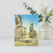 Replica Vintage Image, Ägypten, Kolossos von Memno Postkarte (Stehend Vorderseite)