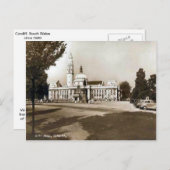 Replica Vintage Image, Cardiff, City Hall Postkarte (Vorne/Hinten)