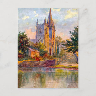 Replica Vintage Image, Cardiff, Llandaff Kathedral Postkarte