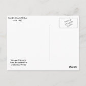 Replica Vintage Image, Cardiff, St. Mary Street Postkarte (Rückseite)