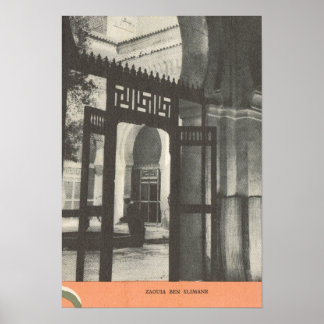 Replica Vintage Image, Marrakesch, Maroc Poster