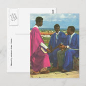 Replica Vintage Universitätsstudenten, Accra, Ghan Postkarte (Vorne/Hinten)