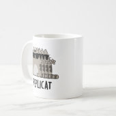 Replicat Funny replizierte Cat Puff Kaffeetasse (Vorderseite Links)