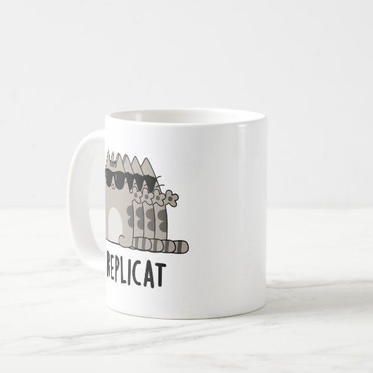 Replicat Funny replizierte Cat Puff Kaffeetasse (Vorderseite Links)