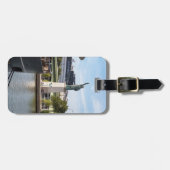 Replik der Freiheitsstatue - Paris, Frankreich Gepäckanhänger (Vorderseite horizontal)