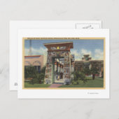 Replik des ägyptischen Schreins, Rosicrucian Park Postkarte (Vorne/Hinten)