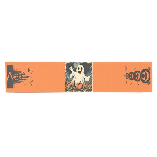 Replik "Friendly Ghost" Circa 1950er Kurzer Tischläufer (Horizontal)