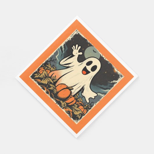 Replik "Friendly Ghost" Circa 1950er Serviette (Ecke)