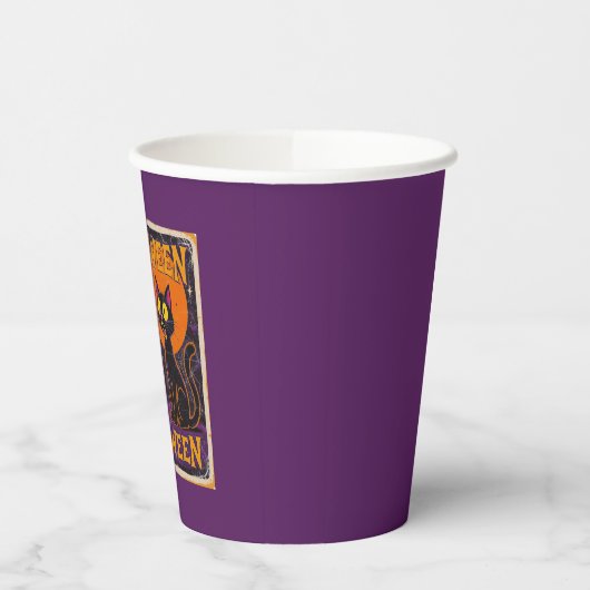 Replik "Scaredy Cat" Circa 1950er Pappbecher (Links)