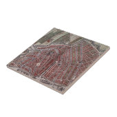 Replik Stadtplan von Amsterdam 1652 Fliese (Seite)