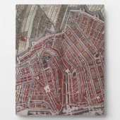 Replik Stadtplan von Amsterdam 1652 Fotoplatte (Vorderseite)
