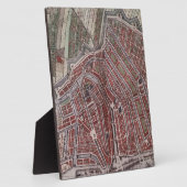 Replik Stadtplan von Amsterdam 1652 Fotoplatte (Seite)
