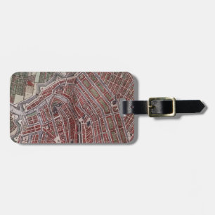 Replik Stadtplan von Amsterdam 1652 Gepäckanhänger