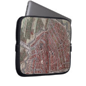 Replik Stadtplan von Amsterdam 1652 Laptopschutzhülle (Vorne Rechts)