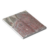 Replik Stadtplan von Amsterdam 1652 Notizblock (angewinkelt)