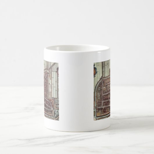 Replik Stadtplan von Delft 1649 Kaffeetasse (Mittel)