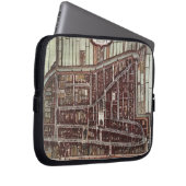 Replik Stadtplan von Delft aus dem Jahr 1649 Laptopschutzhülle (Vorne Rechts)