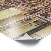 Replik Stadtplan von Den Haag 1649 Fotodruck (Ecke)