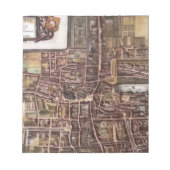Replik Stadtplan von Den Haag 1649 Notizblock (Vorderseite)