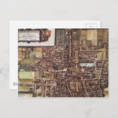 Replik Stadtplan von Den Haag 1649 Postkarte (Vorne/Hinten)