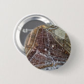 Replik Stadtplan von Rotterdam 1652 Button (Vorne & Hinten)