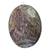 Replik Stadtplan von Rotterdam 1652 Dartscheibe (Vorderseite rechts)