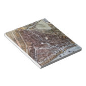 Replik Stadtplan von Rotterdam 1652 Notizblock (angewinkelt)