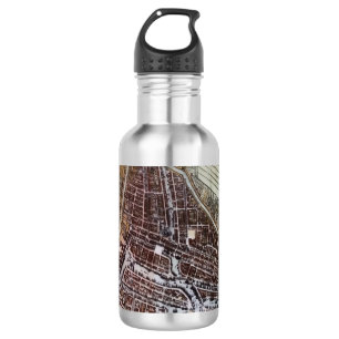Replik Stadtplan von Rotterdam aus dem Jahr 1652 Trinkflasche