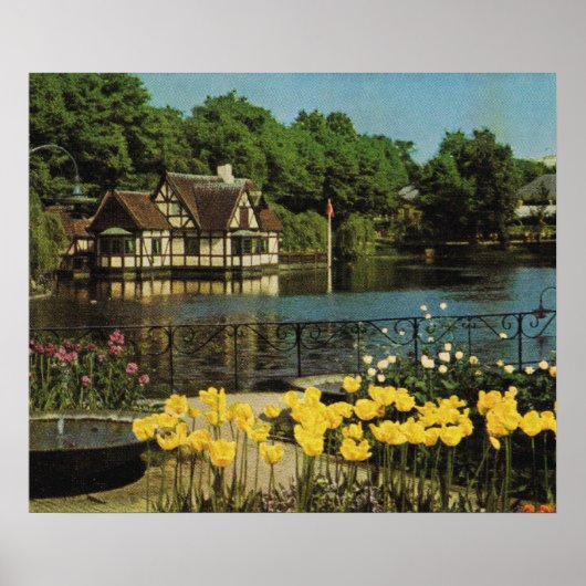 Replik Vintag Dänemark, Kopenhagen, Tivoli, Poster (Vorne)