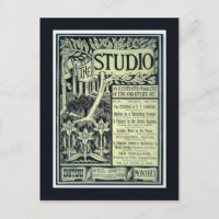 Replik Vintage Postkarte, Das Studio, Abdeckung