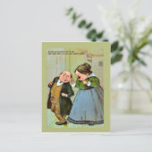 Replik Vintage Postkarte, Spaß, Paar 1 Postkarte (Stehend Vorderseite)